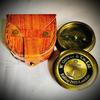 Brass Compass W.ottway.co.Ltd with Antique Leather Case, Trekking, Hiking, Traveling Camping Compass, Graduation Gifts