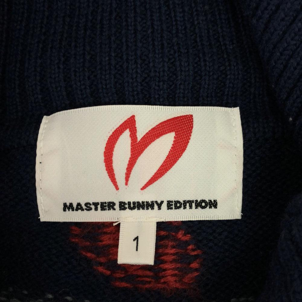 MASTER BUNNY EDITION Made In Japan Wool Golf Long Sleeve Knit Cardigan 1 Women Used