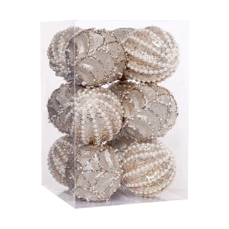 Shatterproof Christmas Tree Hanging Pendants Shimmering Baubles for Holiday Decoration Indoor and Outdoor Ornament