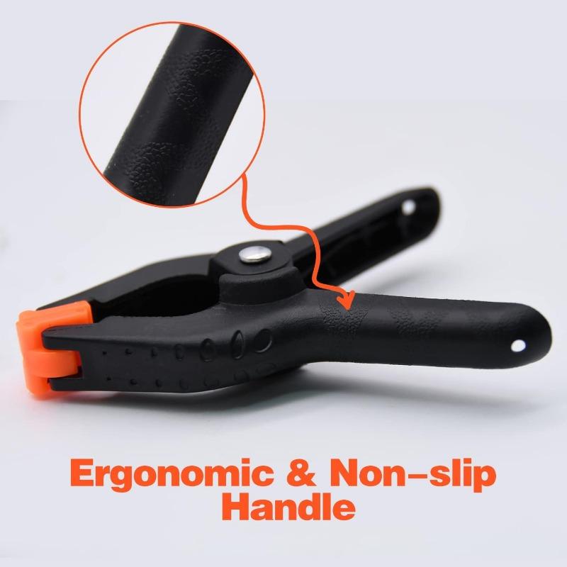 Spring Clamps 3.5 Inch Professional Plastic Spring Clamps  Heavy Duty Plastic Clamps for Crafts and Woodworking Backdrop Clips