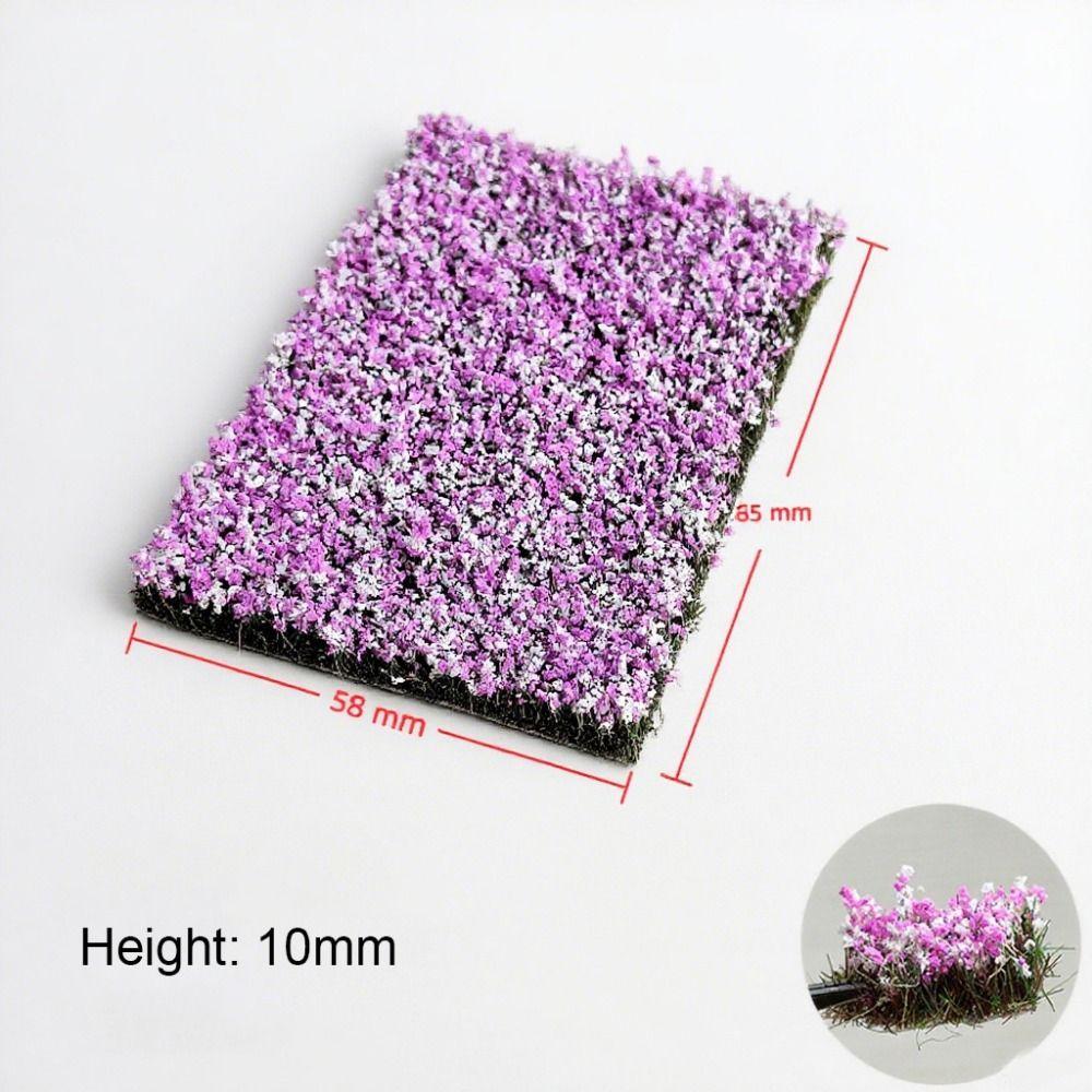 Multicolor Hand Torn Flower Clusters DIY Accessories Height 10mm/16mm Artificial Flower Cluster Sand Table Building Models