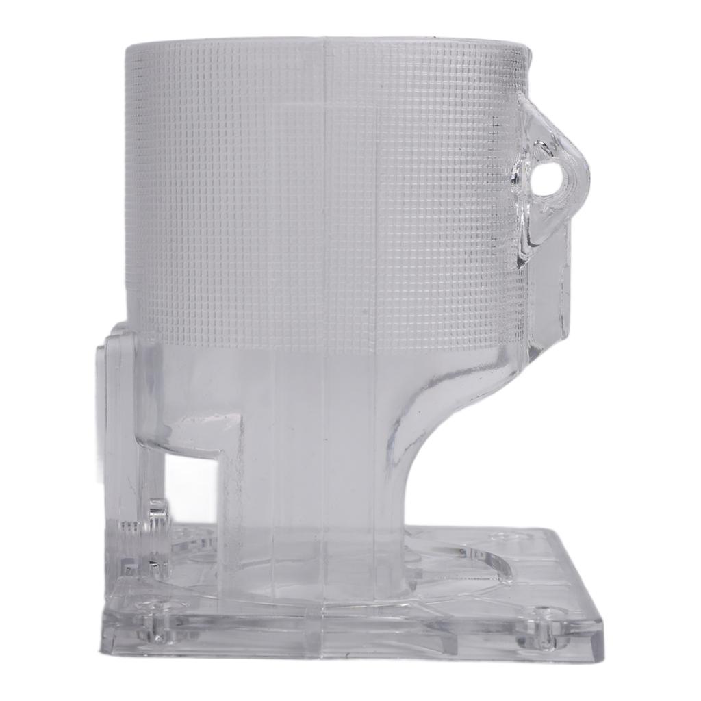 Base Assembly for 3701 3703 Trimmer Router with Clear Plastic Design to Improve Accuracy in Edge Banding Adjustments