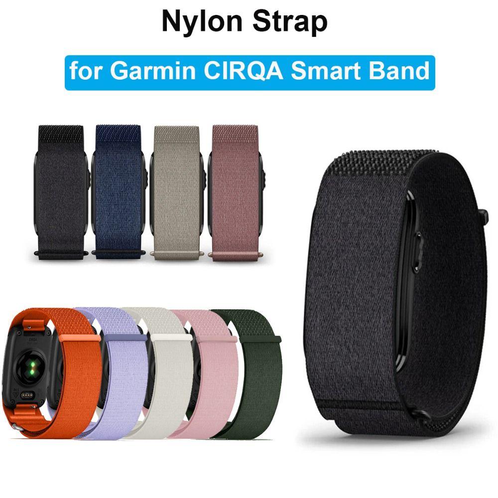 Loop Nylon Strap Breathable Fitness Tracker Wristband for Garmin CIRQA Smart Band for Men Women