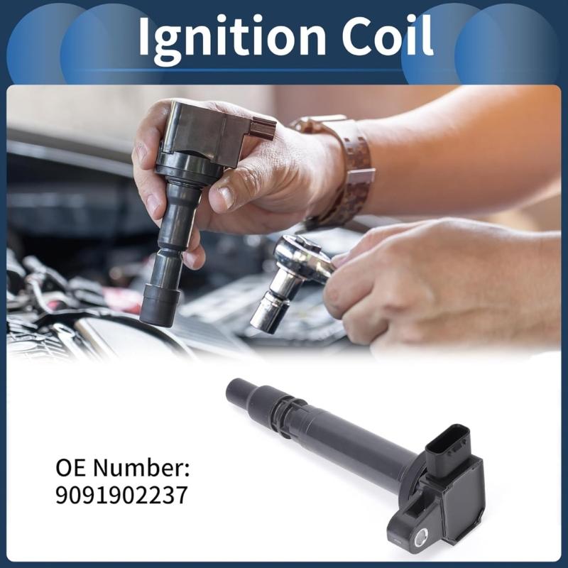 High Performances Ignition Coil Engine Coil Replacements Direct Fit Ignition Coil Upgrades Kit 9091902237 for Vehicle Us