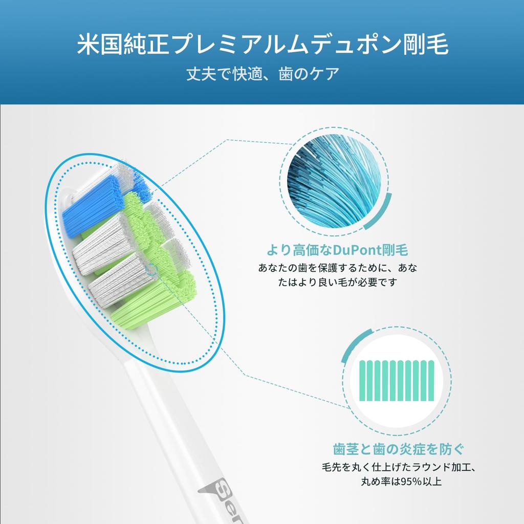 Evolution Senyum Electric Toothbrush Replacement Compatible with Philips Sonicare DiamondClean Replacement Easy Installation of White [Latest Model]