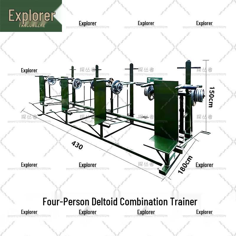 Outdoor Quad-Station Deltoid Strength Trainer