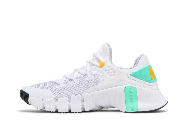 Women's Sneakers Nike Free Metcon 4 White Green Glow (Women's) White/Dark Smoke Grey/Green Glow/Infinite Lilac