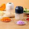 Kabelloser elektrischer Gemüseschneider Tragbarer Küchen-Food-Chopper Knoblauchzerkleinerer