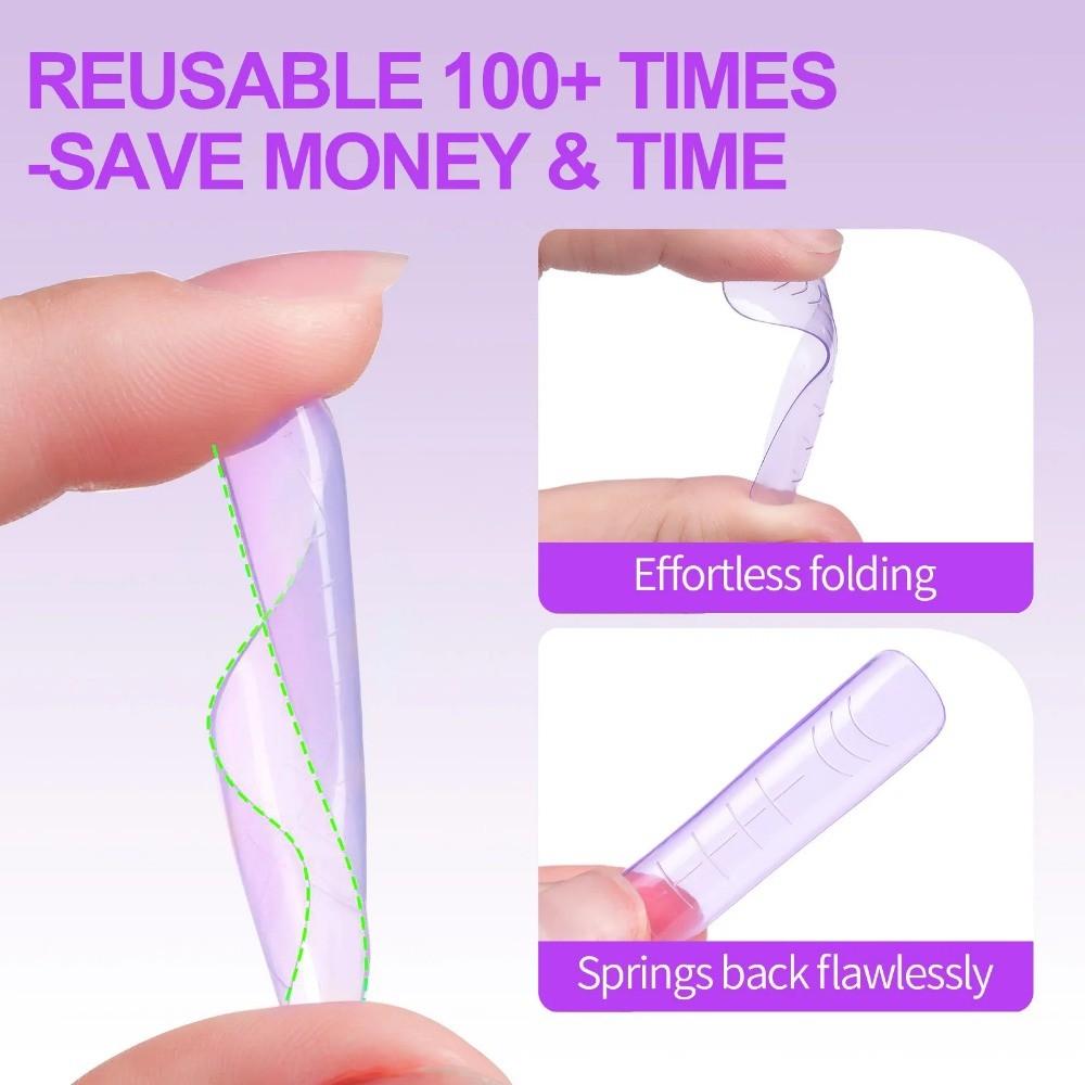 Nagel Dualformen Nagelform Verlängerungsspitzen Sets Macaron Vollabdeckung Schnellaufbau Französische Form Maniküre Werkzeuge