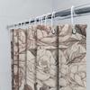 Luxury Floral Print Shower Curtain Set Pink White Peony Bath Decor for Home Decoration Extra Long Waterproof Bathroom Curtains w