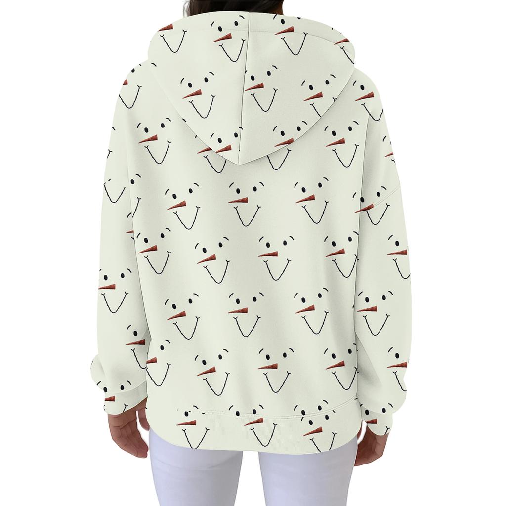 Hanorace de Crăciun pentru femei Hanorac de sărbători amuzant drăguț cu imprimeu Iarnă Pulover supradimensionat Topuri