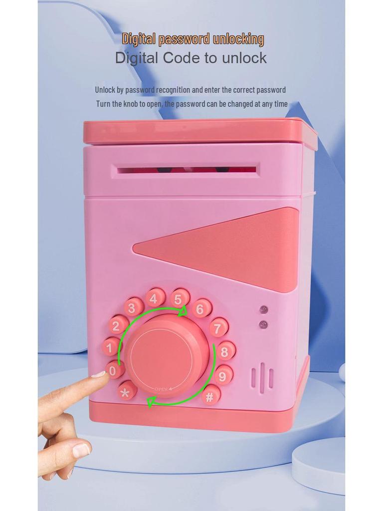 Cross-Border Creative Password-Protected Piggy Bank Toy for Kids
