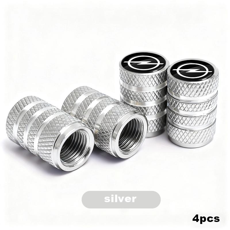 4pcs Car Tire Valve Stems Cap Aluminum Tyre Wheel Stem Air Valve Cover Airdust For Opel Insignia Astra Antara Meriva Zafira H G