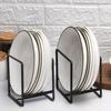 Drain Rack, Dish Holder Vertical Dish Holder Plates, Cutting Board, and Pot Lid - Kitchen Organizer - Ideal for Small Kitchens