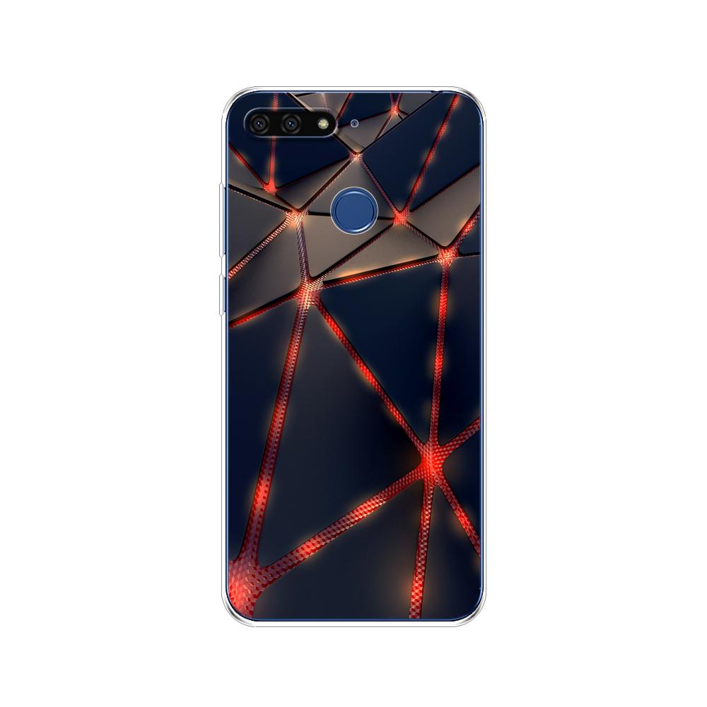 For Huawei Honor 7C 5.7 Inch Case Cover Soft Silicone TPU Cute Cover Back Protective Phone Case For Huawei Honor 7c Aum-L41 Bags