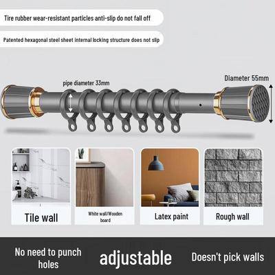 Silingfei No-Drill Multi-Purpose Telescopic Rod