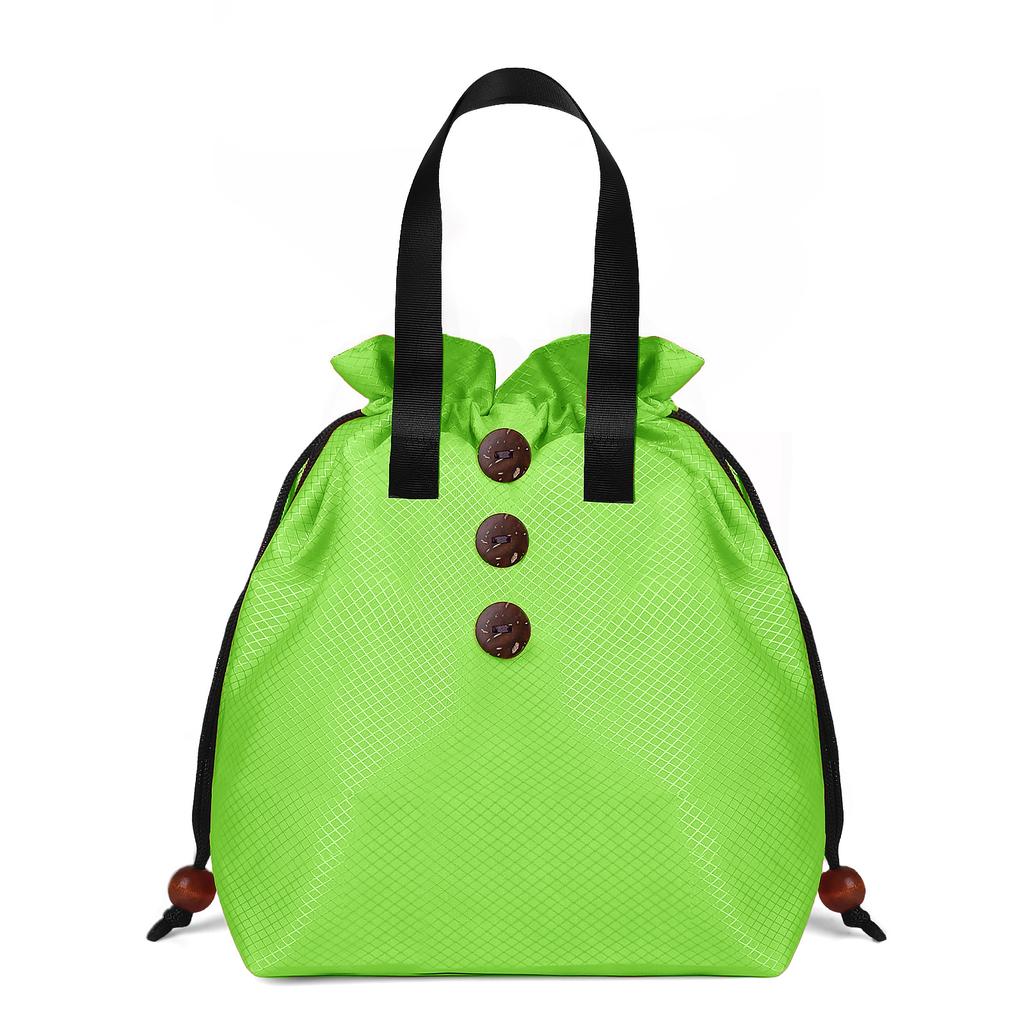 New Nylon Handheld Lunch Bag Simple Modern Style Insulated Lunch Bag Multi-color