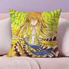 Anime S-Saint S-Seiya Pillow Case Anti-dustmite Pillowcase Invisible zipper silky short plush Sofa cushion cover