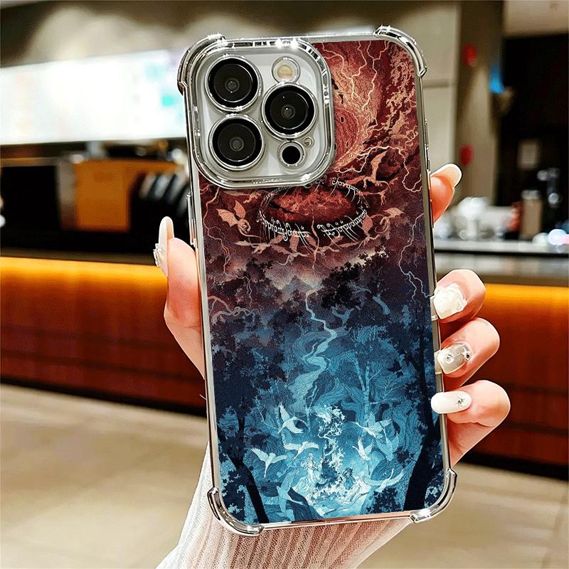 

The L-Lord of The R-Rings Soft Phone Case For iPhone 15 16 17 Air 14 Pro Max 16E Plus 13 12 Mini Plating Anti-Fall Fundas iPhone 13 Pro Max