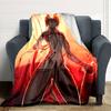 1Pc Fantasy Warrior Couple Blanket For Couch Bed Plush Cozy Fuzzy Blanket Super Soft Warm Blankets For Fall And Winter 0918285