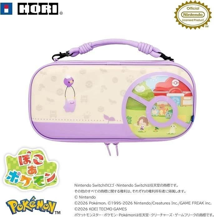 Nintendo Switch 2 Hybrid Pouch Case Pokemon Ditto Drifloon HORI Bag