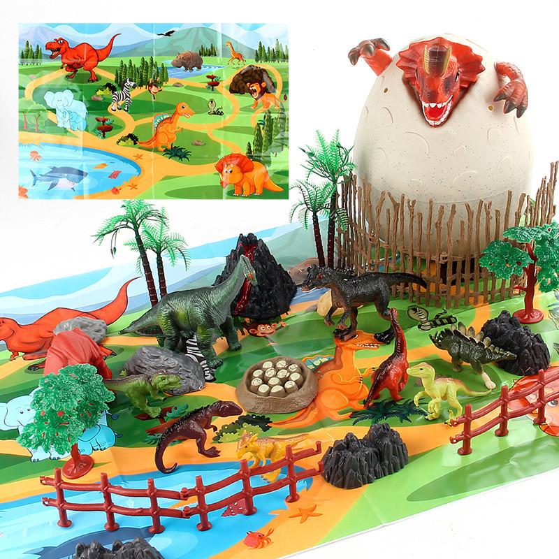 Educational Plastic Animal Model Set For Kids Featuring Realistic Dinosaur Eggs Ideal For Preschool Learning