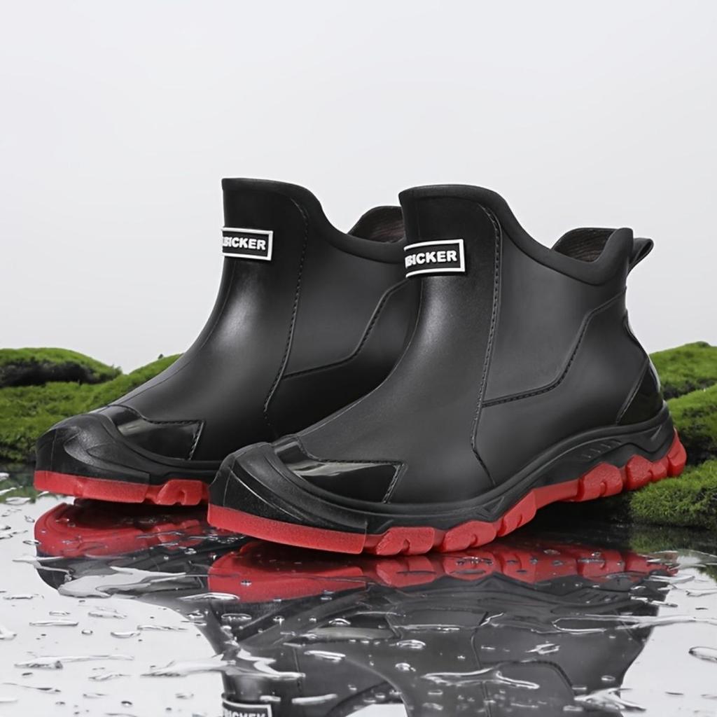Stivali Antiscivolo di Alta Qualità per Tutte le Stagioni - Suola in PVC Antiscivolo Scarpe da Lavoro Unisex, Adatte per Edilizia, Giardinaggio, Escursionismo, Spiaggia - Facili da Indossare