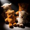 Highland Cattle Calf Plush Toy With Pp Cotton Filling For Kids And Adults