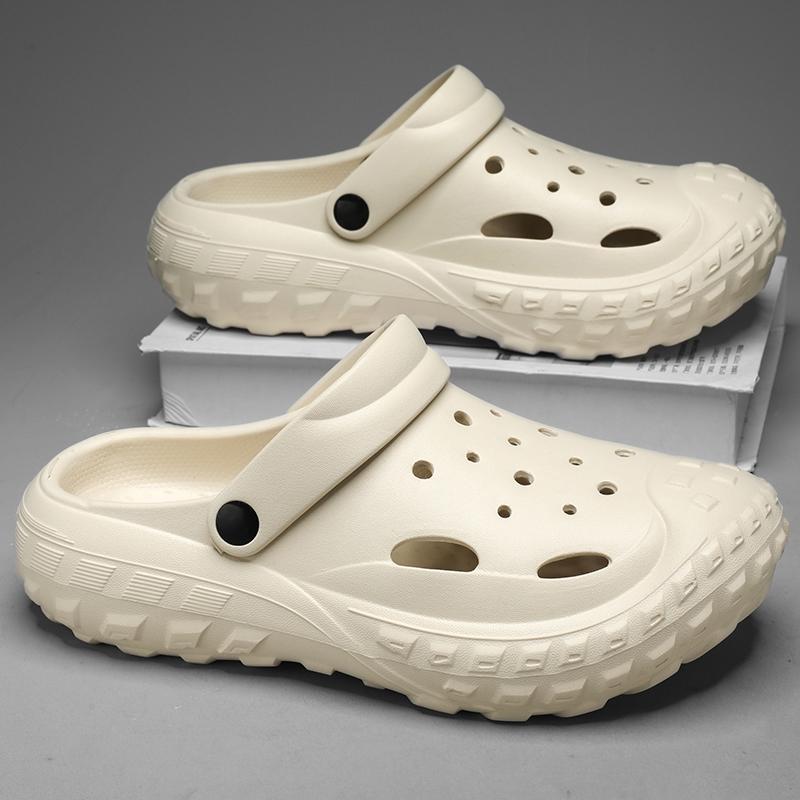 Fashion Summer Men Slippers Comfortable Platform Outdoor Sandals 2025 Beach Slippers Flip Flops Male Indoor Home Slides Bathroom Shoes