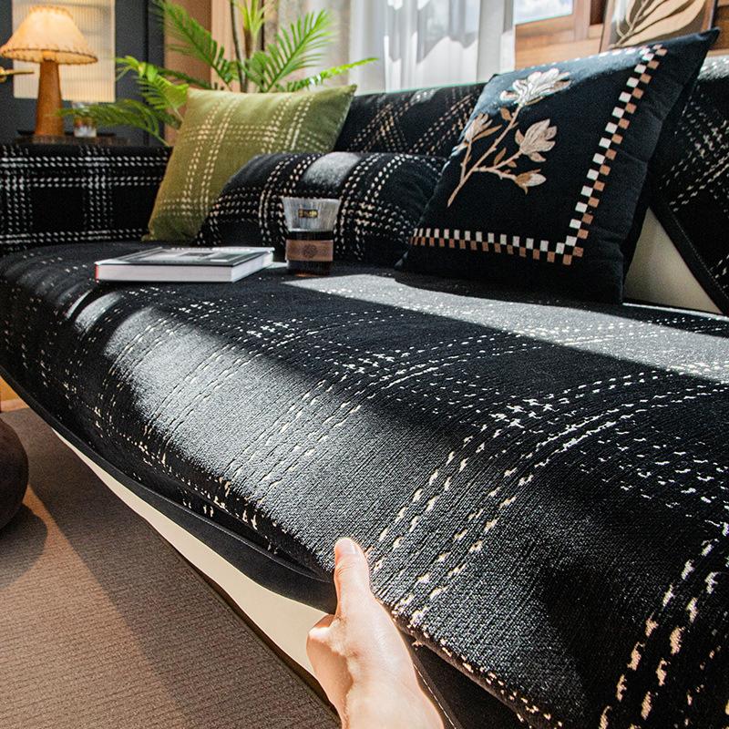 New Sofa Cushion, Universal In All Seasons, Non-Slip And Dirt-Resistant, Advanced Seat Cushion, Chenier Sofa Cover, Cloth Towel