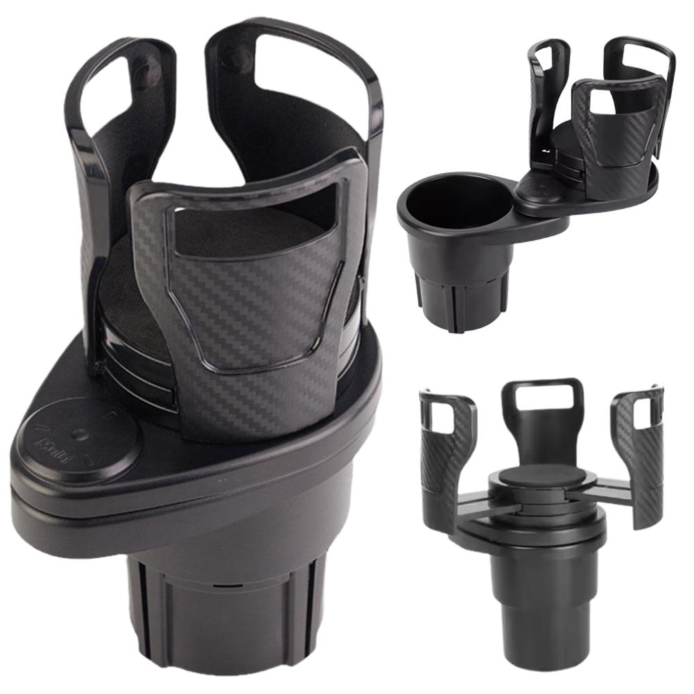 Car Cup Holder Multifunction 4 In 1 Adjustable Dual Cup Holder Expander Adapter Car Cup Mount Mobile Phone Holder Accessories