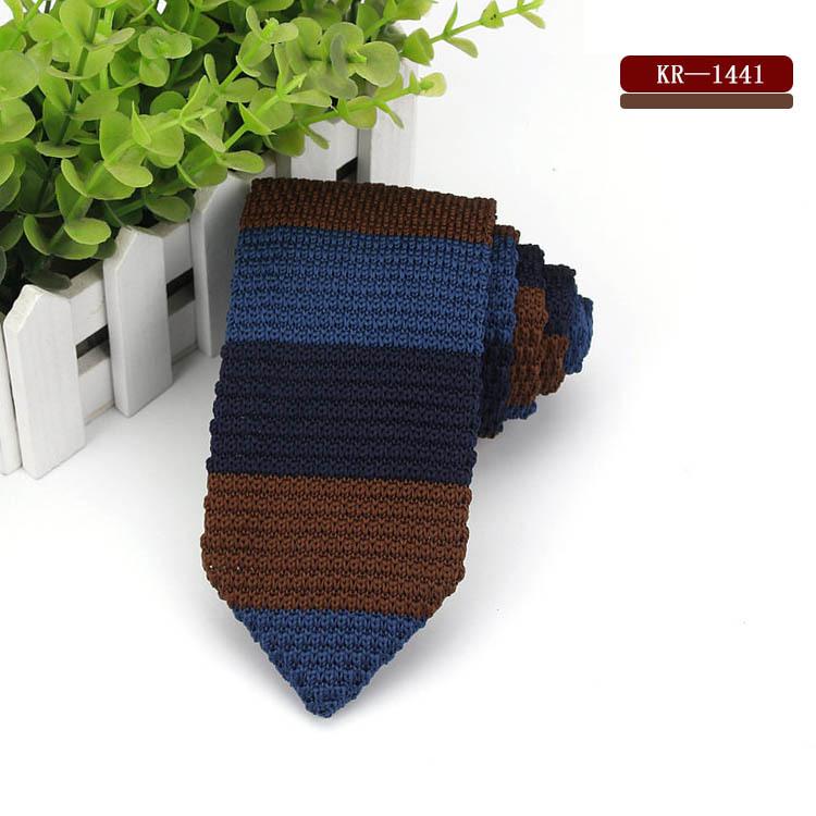 

Knitted tie 7cm pointed knitted tie fashionable men s business casual tie Father s Day gift suit accessories tie
