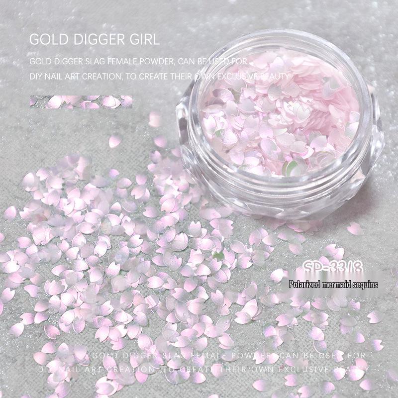 

Iridescent Mermaid Nail Art Sequins: Mixed Glitter & Butterfly Star Accents