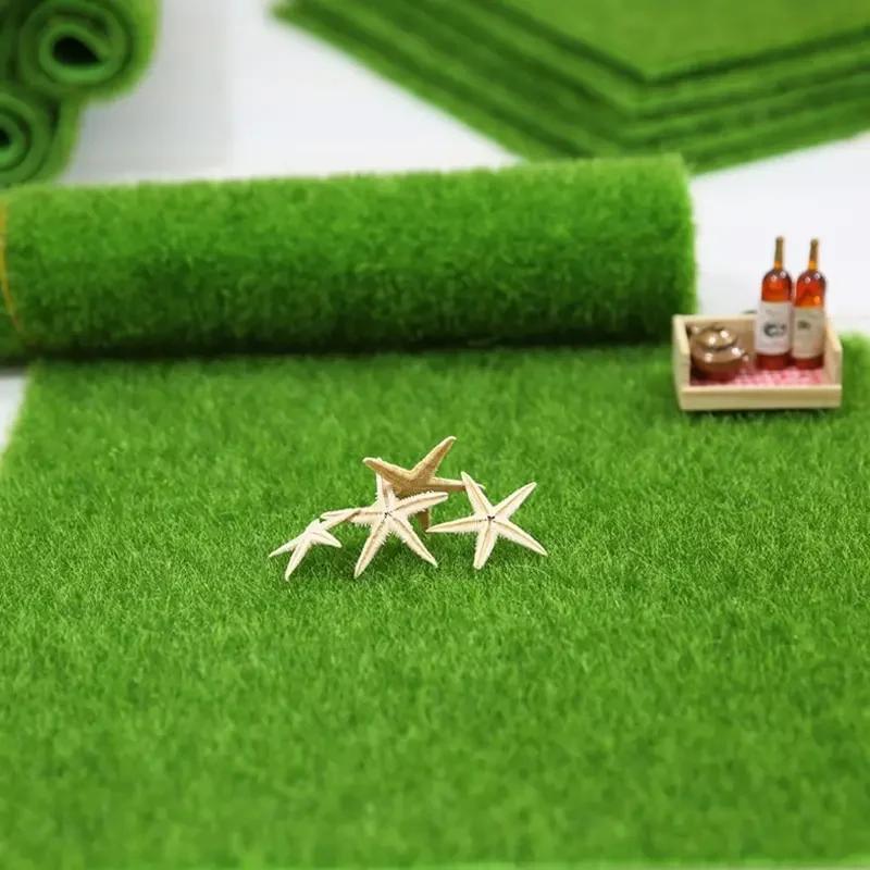 30x30cm Artificial Grassland Simulated Lawn False Moss False Tturf Small Court Landscape Scene Layout Decoration Plant Decor