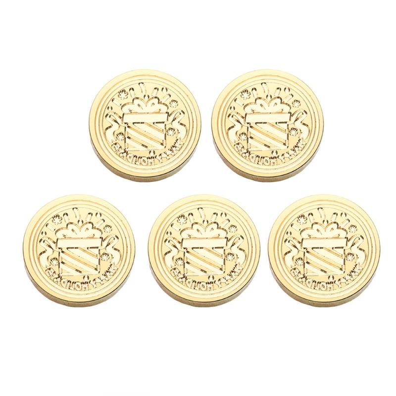 Emboss Sealings Wax Stamp Head Brasses Sealing Stamp Wax Seal Stamp Head Replacement for Envelope Sealing Greeting Card
