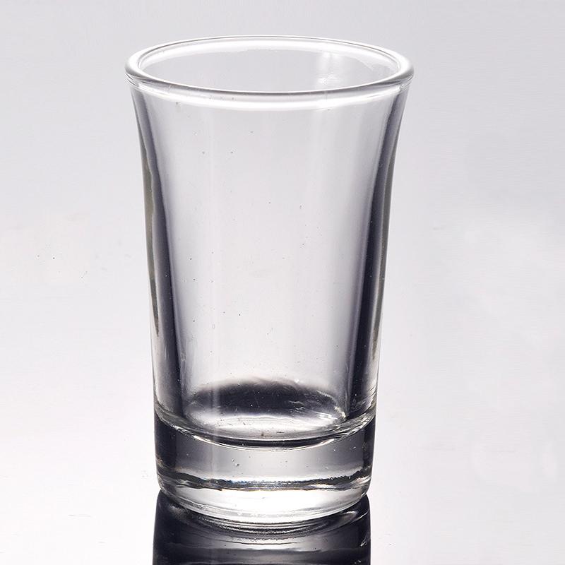 50ml Whiskey Foreign Wine Glasses Party Transparent Liqueur Cup 6pcs Set Shot Glass Mini Thick Bottomed Bullet Cup Holiday Gifts