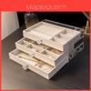 Jewelry Organizer Box With Dividers For Makeup And Accessories Storage For Home Office Use