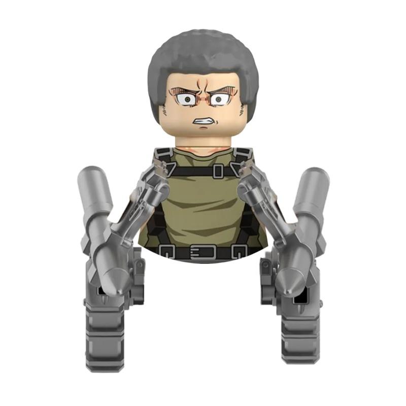 Blind Box Building Blocks Mini Model Figures Attack on Titan Levi Ackerman Eren Mikasa Giant Annie Halloween Christmas Gifts Toy