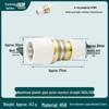 Aluminum-Plastic Pipe Joint Accessories for PERT Floor Heating 1216 & 2025 Quick-Connect Geothermal Pipe Repair