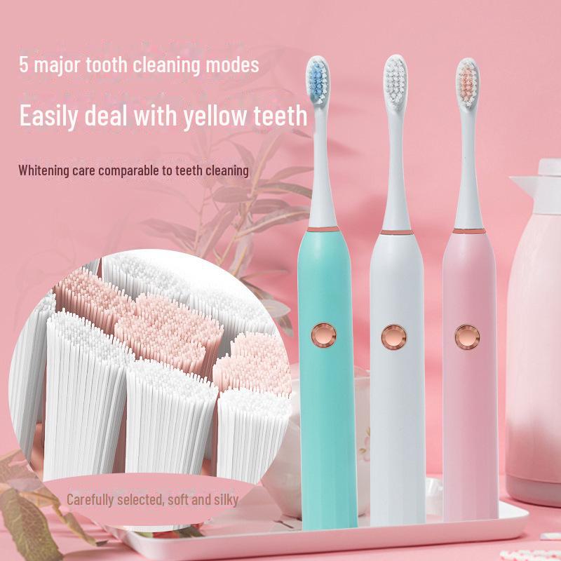 Über USB wiederaufladbare elektrische Schallzahnbürste – das perfekte Geschenk für Schulabschlüsse, Paare und Hochzeiten