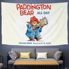 PPaddington Bear Chart Tapestry For Living Room Home Dorm Decor Art Home Decor