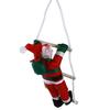 Santa Climbing Ladder Doll Christmas Tree Ornament Door Wall Hanging Decoration Indoor Holiday Gift