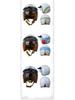 High-Quality Retro Motorcycle Half Helmet with Built-In Goggles for Men and Women