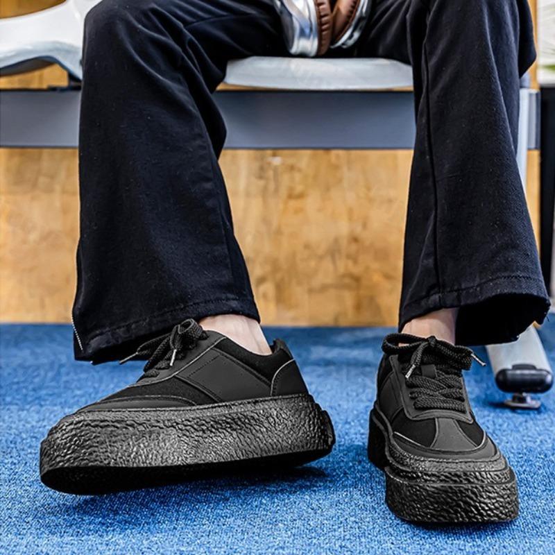 Fashion Men's Mesh Breathable Thick Soled Casual Sport Shoes 2025 Autumn New Low Top Comfortable Fashion Trend Versatile Chunky sneakers