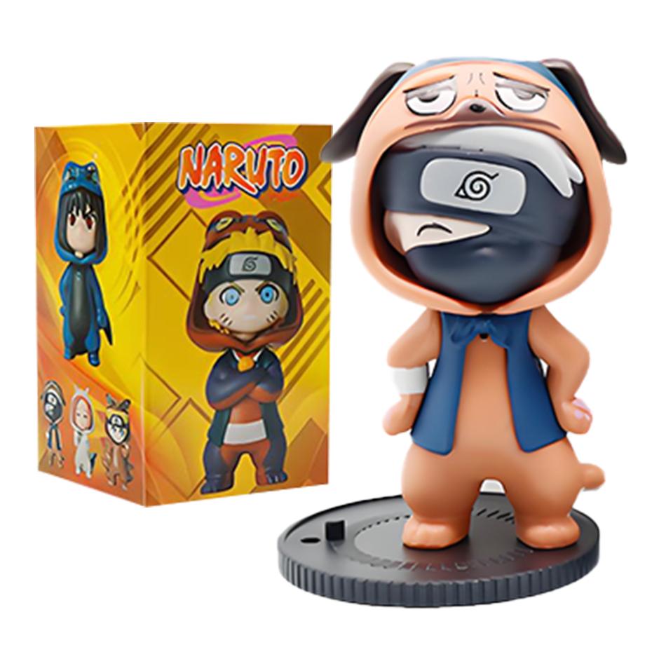 Anime 9pcs/set Naruto Figures Model Naruto Sasuke Kakashi 8cm Doll Costume Design PVCToys Dolls Kid Gift