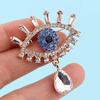 Exquisite Luxurious Temperament Devil'S Eye  Brooches For Women Clothing Coat Jewelry Accessries Gifts