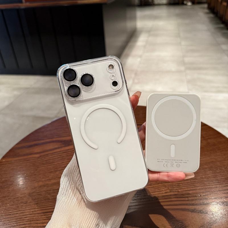 Ultra Thin High Clear for Magsafe Case for iPhone 17 16 15 14 13 12 Pro Max 16 Plus 17 Air Magnetic Wireless Charing PC Cover