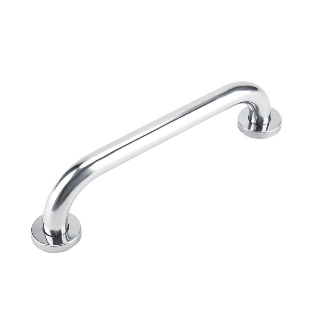 304 Stainless Steel Bathroom Handrail Wall Mounted Shower Safety Bar Bathtub Handrail For Handicap