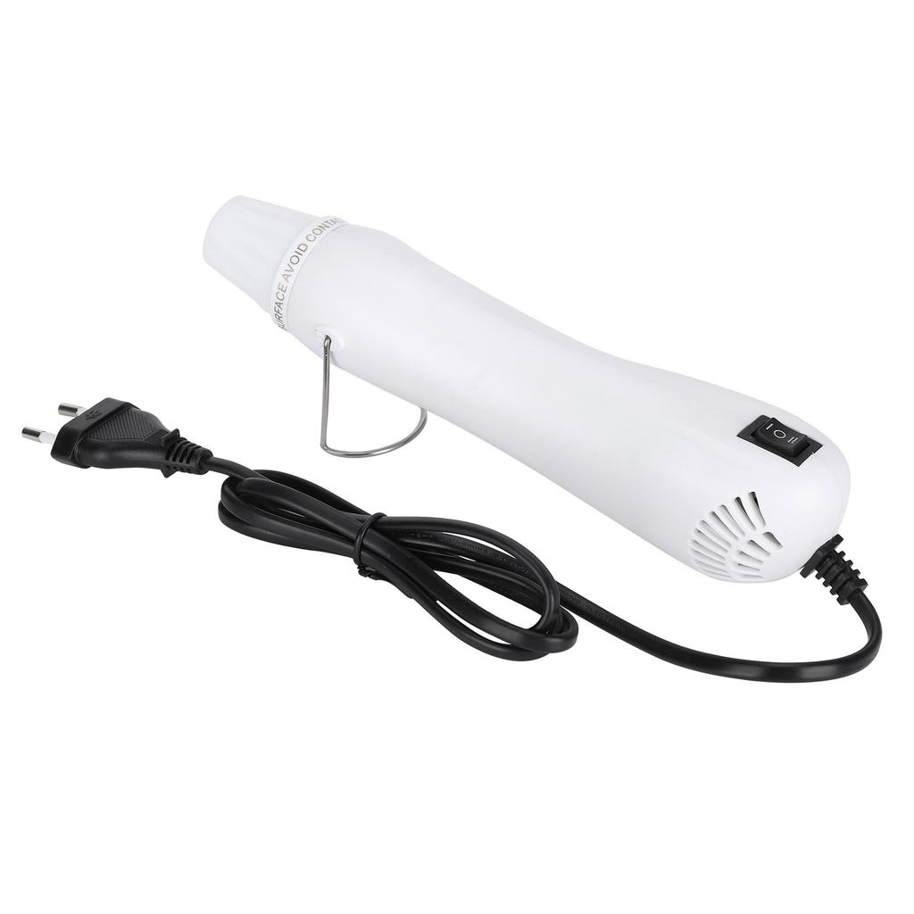 Hot Gun White Dual-Speed Heat Shrinkable Sheet Quick Setting Tool EU Plug 220V