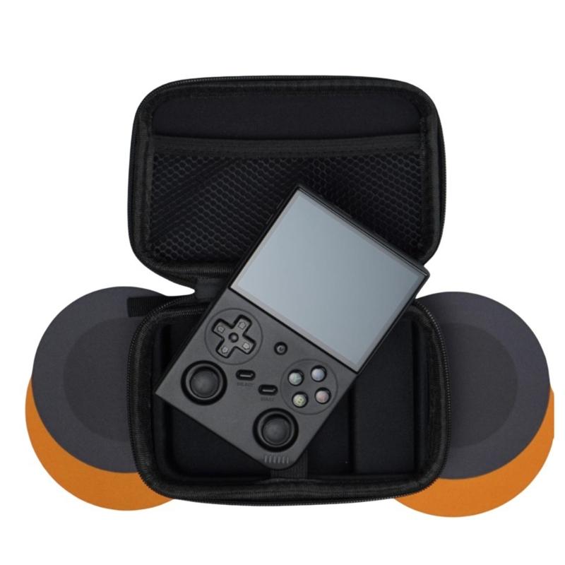 Protective Bag Shockproof Storage Organizers Pouch Large Capacity and Screen Protector Suitable for RG35XX Game Console